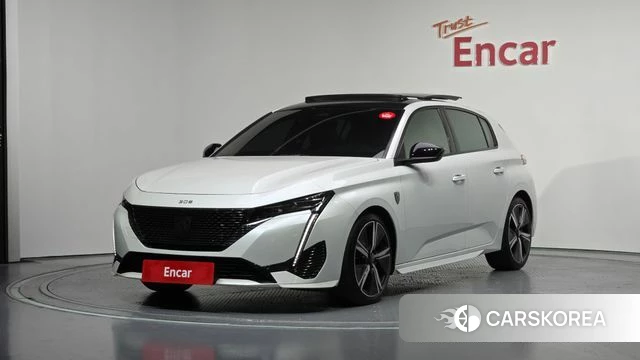 Peugeot 308 Third generation 2022 Белый из Кореи