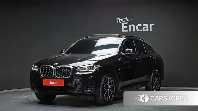 BMW X4 (G02) 2022 Черный из Кореи