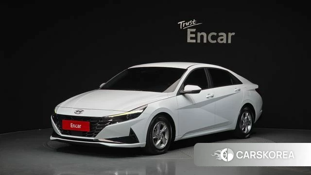 Hyundai Avante (CN7) 2021 Белый из Кореи