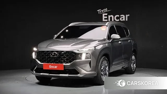 Hyundai The New Santa Fe 2023 Серый из Кореи