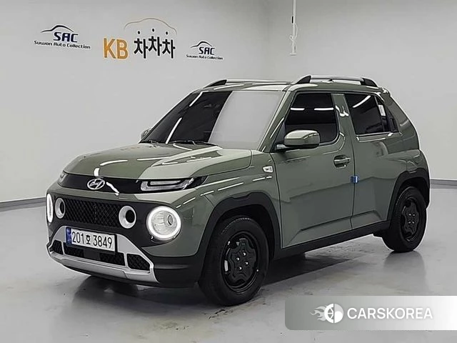 Hyundai Casper 2024 Темно-зеленый из Кореи