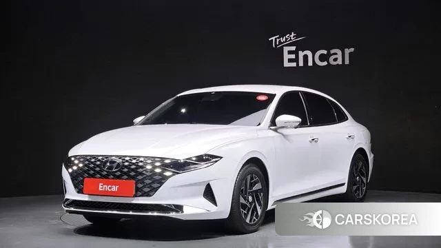 Hyundai The New Grandeur IG Hybrid 2021 Белый из Кореи