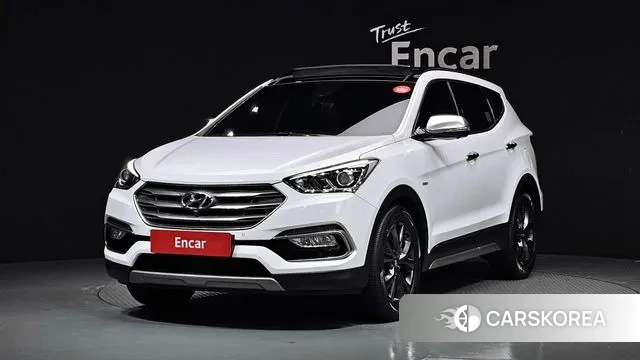 Hyundai Santa Fe The Prime 2018 Белый из Кореи