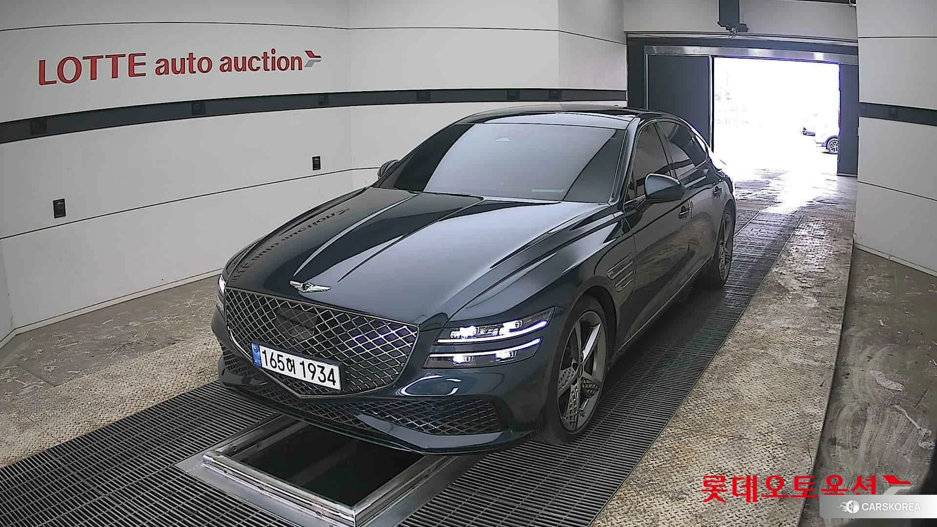 Hyundai G80 2022 Tasman Blue из Кореи