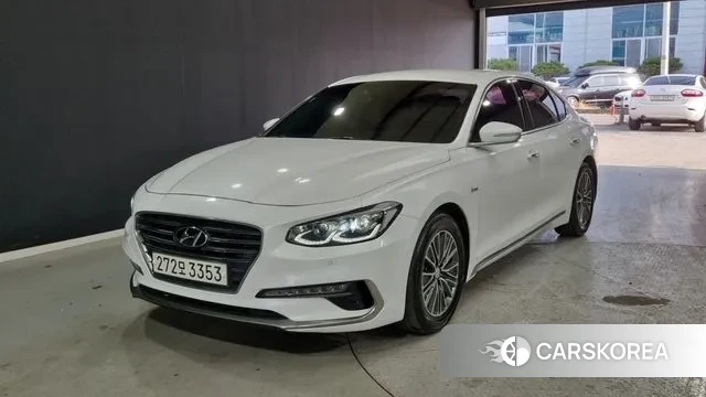 Hyundai Grandeur IG Hybrid 2018 Белый из Кореи