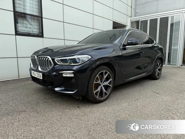 BMW X6 (G06) 2021 Черный из Кореи