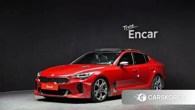 Kia Stinger 2018 Красный из Кореи