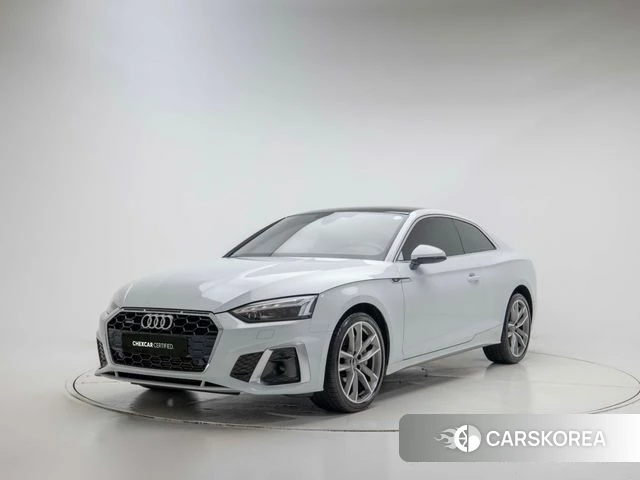 Audi A5 (F5) 2021 Белый из Кореи