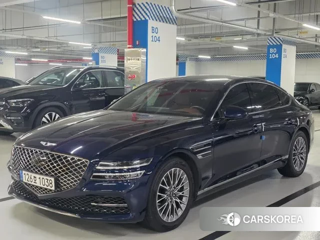 Genesis G80 (RG3) 2021 Синий из Кореи