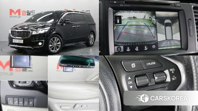 Kia All New Carnival 2018 Черный из Кореи