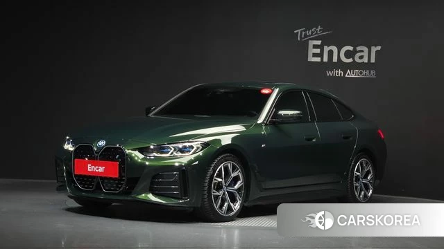 BMW i4 2022 Зеленый из Кореи