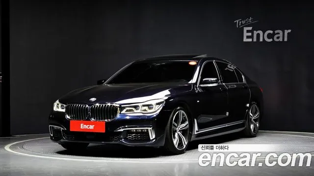 BMW 7 Series (G11) 2018 Черный из Кореи