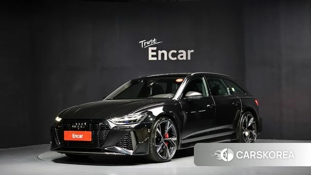 Audi RS6 (C8) 2024 Черный из Кореи