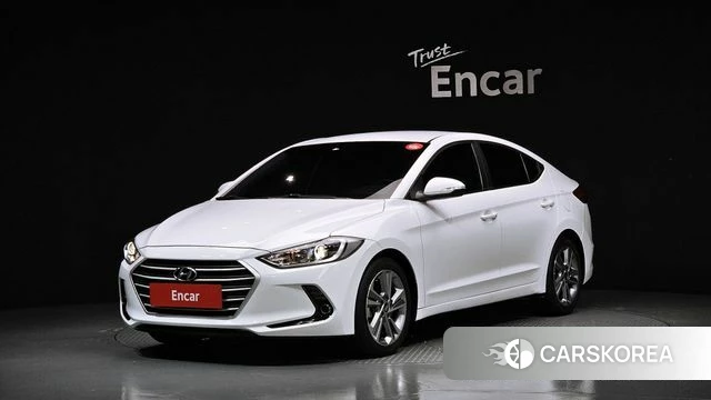 Hyundai Avante AD 2018 Белый из Кореи