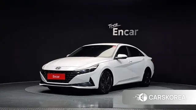Hyundai Avante (CN7) 2020 Белый из Кореи