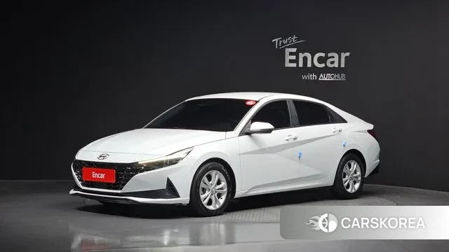 Hyundai Avante (CN7) 2020 Белый из Кореи