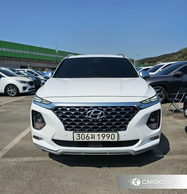 Hyundai Santa Fe TM 2020 Белый из Кореи