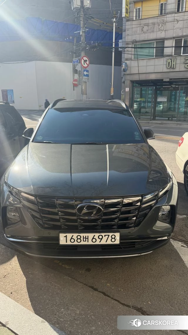 Hyundai Tucson Hybrid (NX4) 2021 Серый из Кореи