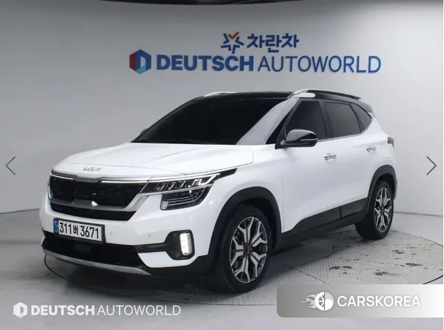 Kia Seltos 2022 Белый из Кореи