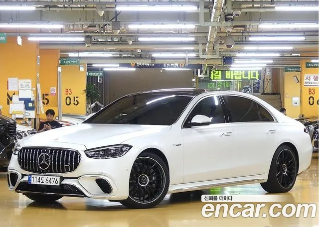 Mercedes-Benz S-Class W223 2024 Белый из Кореи