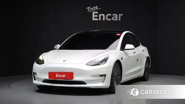 Tesla Model 3 2022 Белый из Кореи