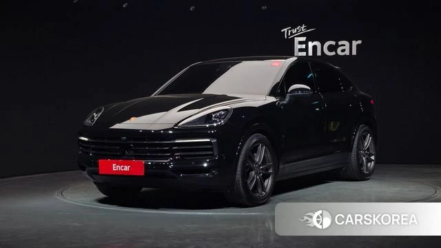 Porsche Cayenne (PO536) 2023 Черный из Кореи