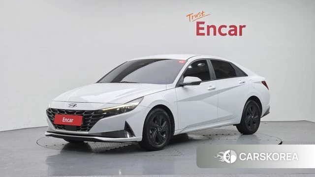 Hyundai Avante (CN7) 2022 Белый из Кореи