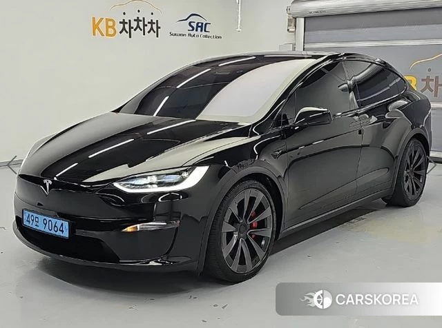 Tesla Model X 2023 Черный из Кореи