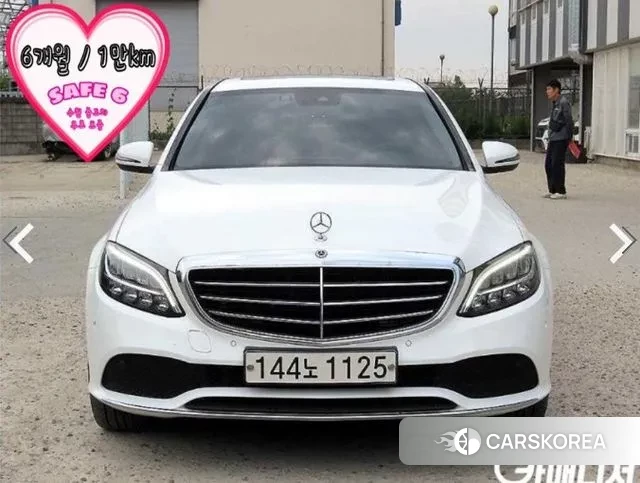 Mercedes-Benz C-Class W205 2019 Белый из Кореи