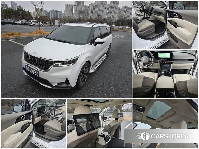 Kia Carnival 4th generation 2022 Белый из Кореи