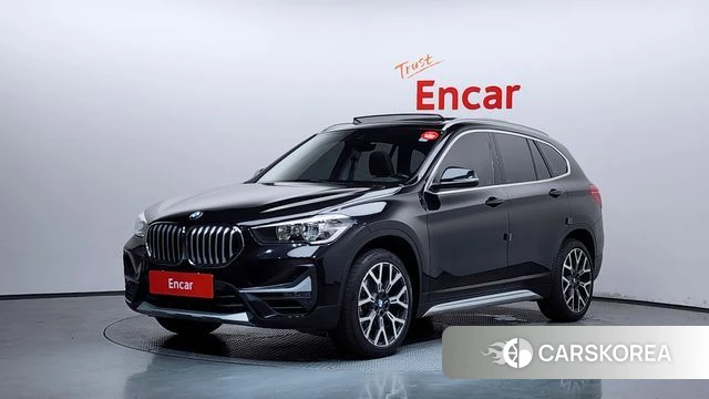 BMW X1 (F48) 2022 Черный из Кореи