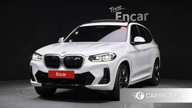 BMW iX3 2022 Белый из Кореи