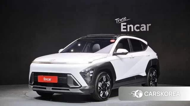 Hyundai Kona Hybrid (SX2) 2023 Белый из Кореи