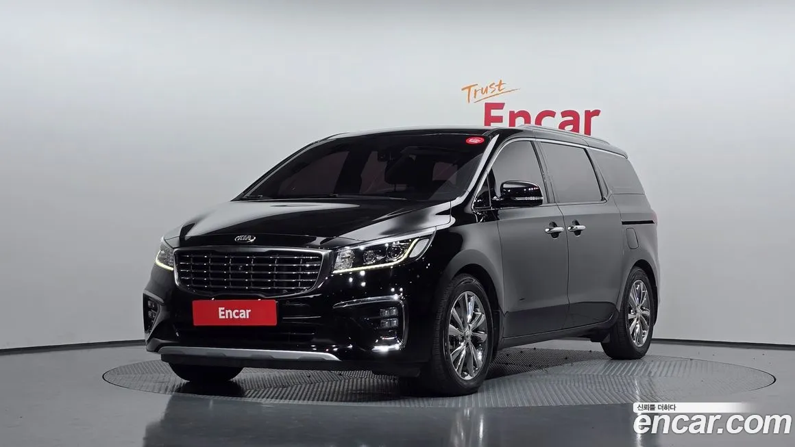 Kia The New Carnival 2019 Черный из Кореи