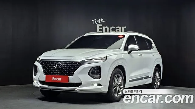 Hyundai Santa Fe TM 2020 Белый из Кореи