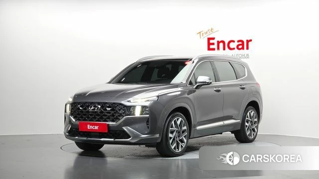 Hyundai The New Santa Fe 2022 Серый из Кореи