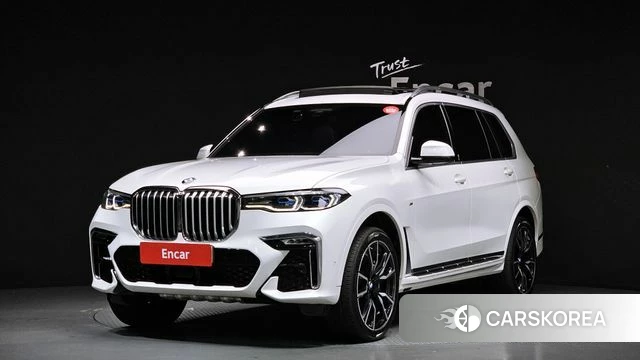BMW X7 (G07) 2021 Белый из Кореи