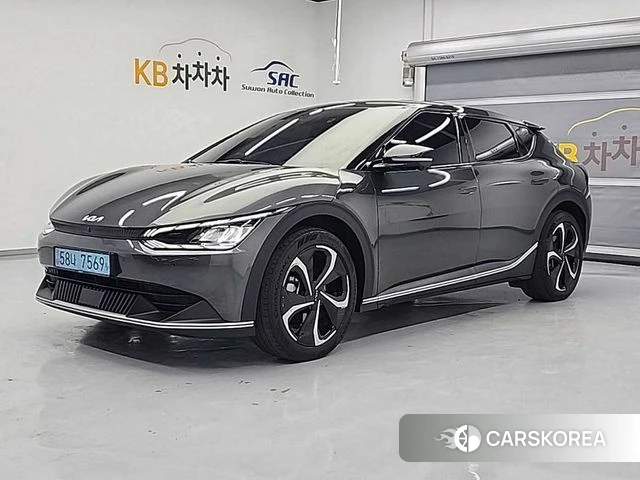 Kia EV6 2022 Черный из Кореи