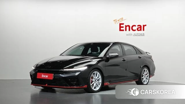 Hyundai The New Avante (CN7) 2023 Черный из Кореи