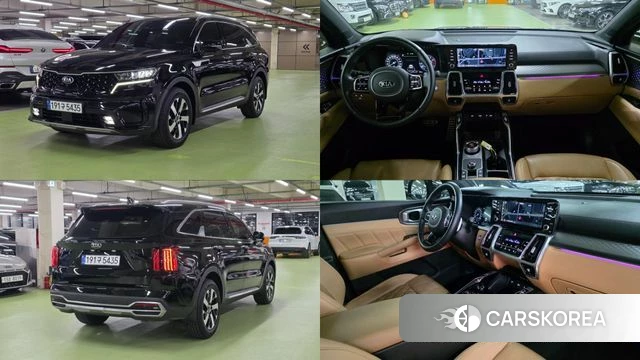 Kia Sorento 4th Generation 2021 Черный из Кореи