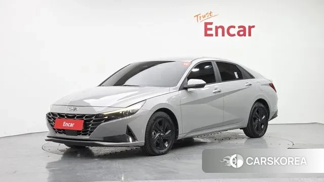 Hyundai Avante Hybrid (CN7) 2021 Серебристо-серый из Кореи