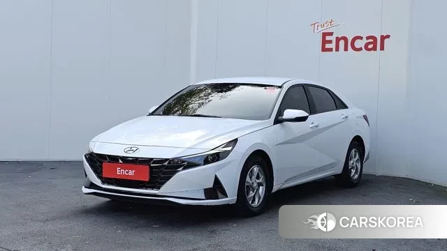 Hyundai Avante (CN7) 2022 Белый из Кореи