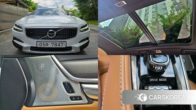 Volvo V90 Cross-Country 2018 Белый из Кореи