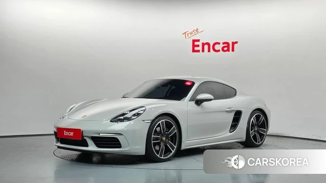 Porsche 718 Cayman 2021 Серебристо-серый из Кореи