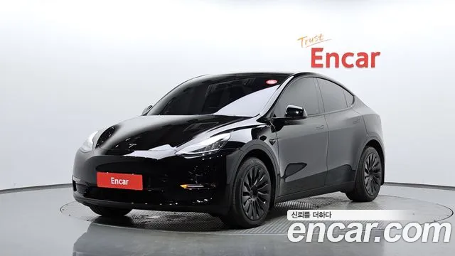 Tesla Model Y 2021 Черный из Кореи