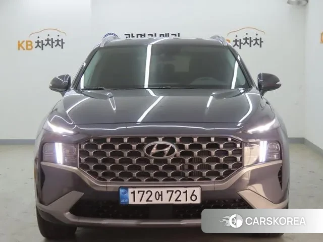 Hyundai The New Santa Fe 2022 Синий из Кореи