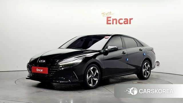 Hyundai Avante (CN7) 2021 Черный из Кореи