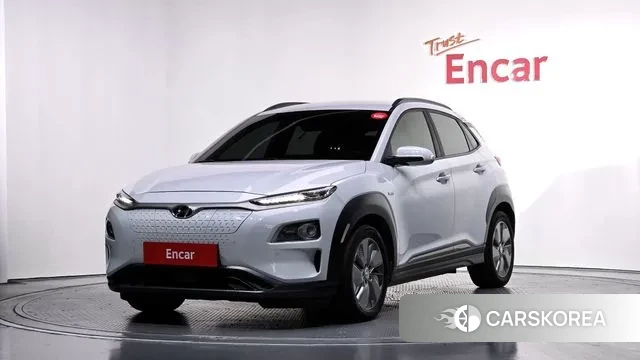 Hyundai Kona Electric 2019 Белый из Кореи