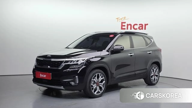Kia Seltos 2019 Черный из Кореи