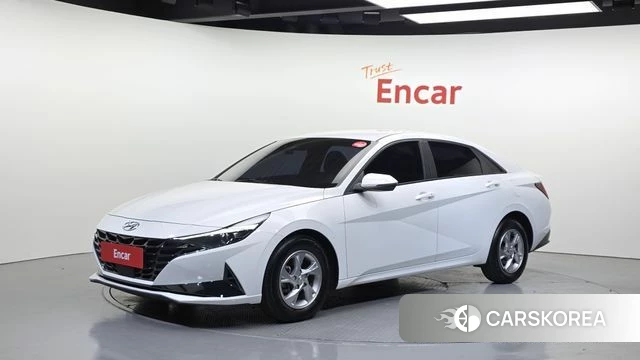 Hyundai Avante (CN7) 2021 Белый из Кореи